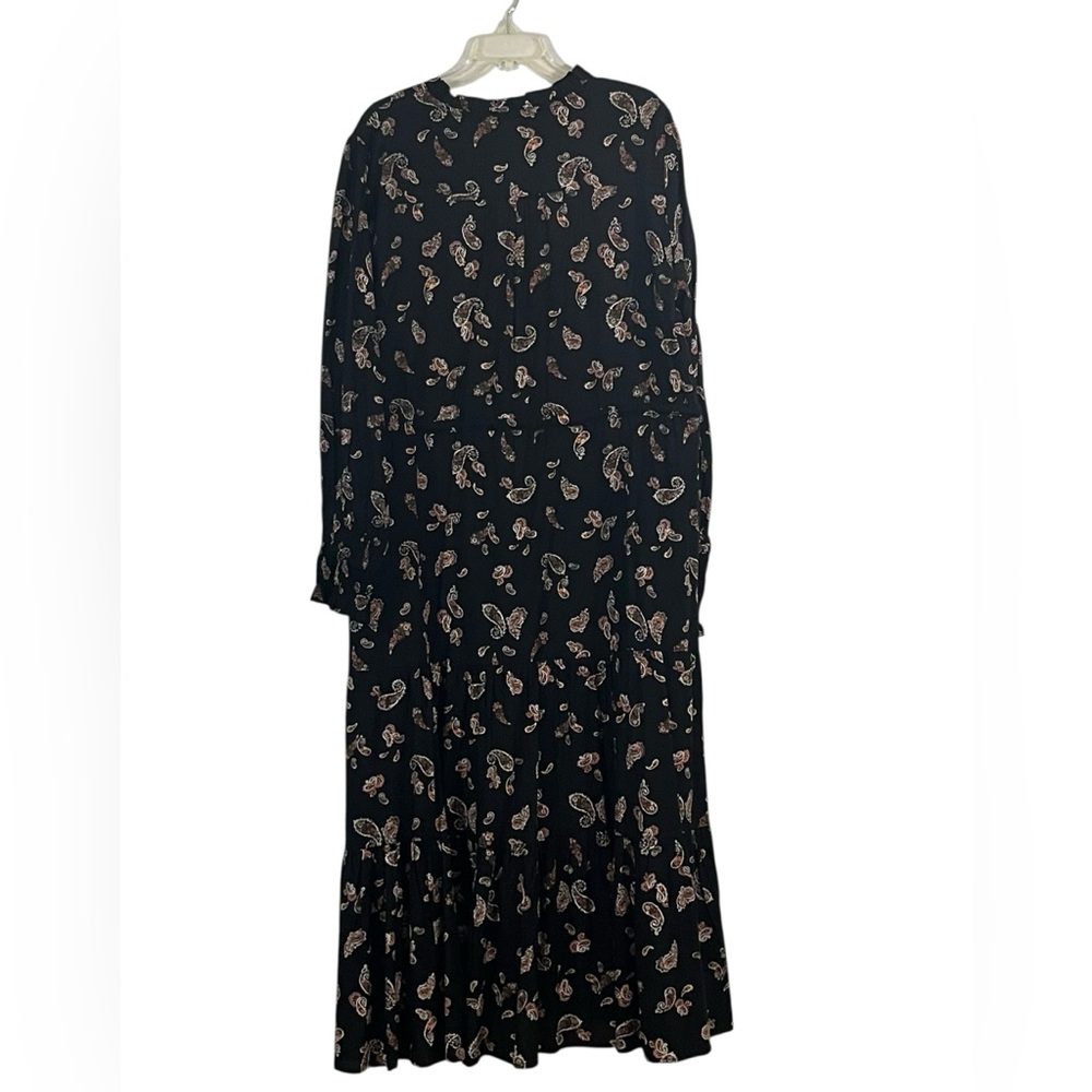 NWT Saint and Sofia Olivia Paisley Long Sleeve Dress - Picture 4 of 16